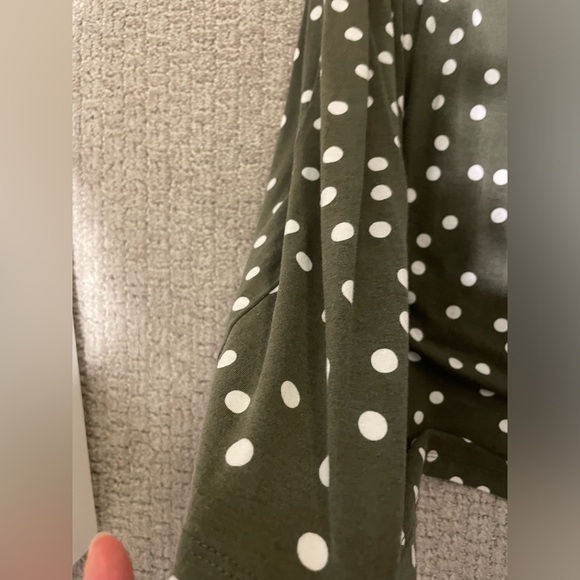 Green polka dot midi skirt - Picture 6 of 9